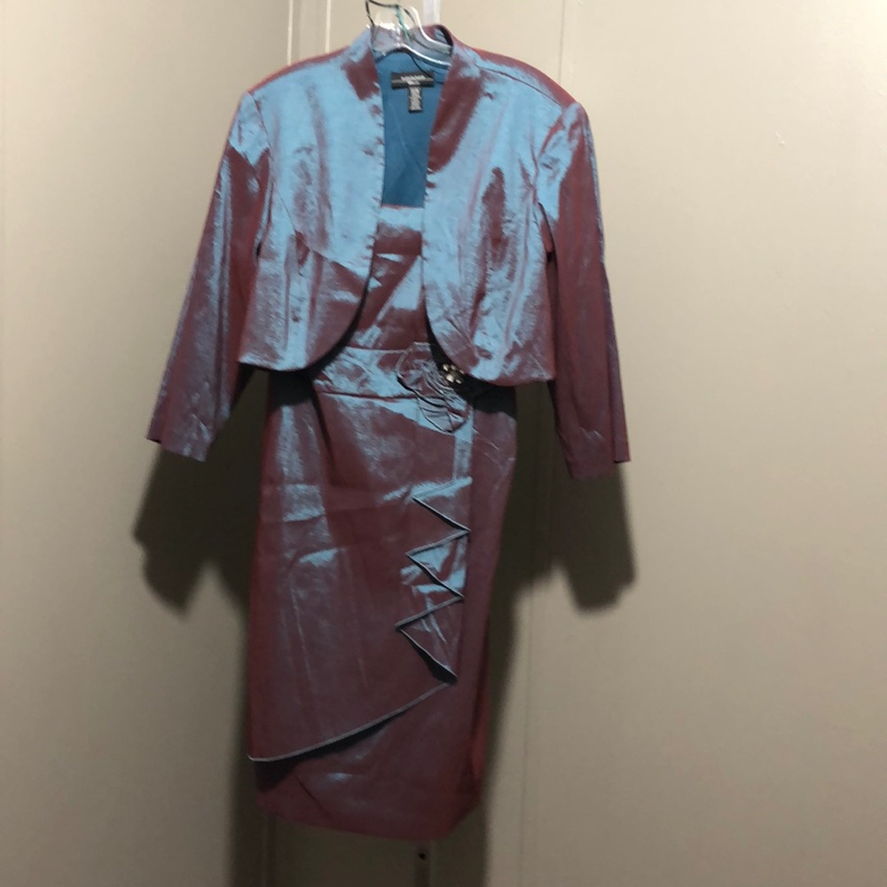 Rm Richards jacket dress nwt 22w muti color changing
